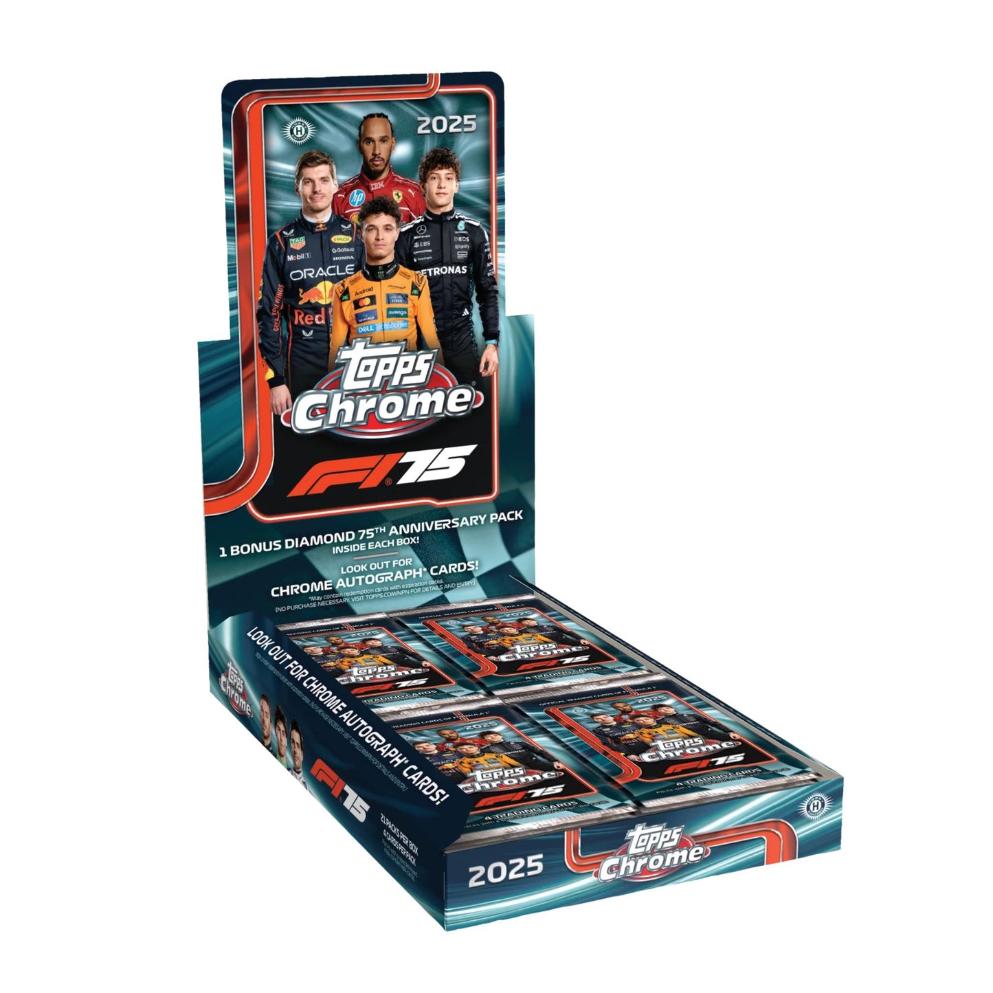 2025 Topps Chrome Formula 1 Hobby Box (Presell) - Trading Card Market