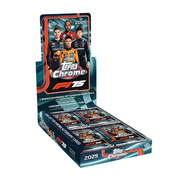 2025 Topps Chrome Formula 1 Hobby Box – Trading Card Market
