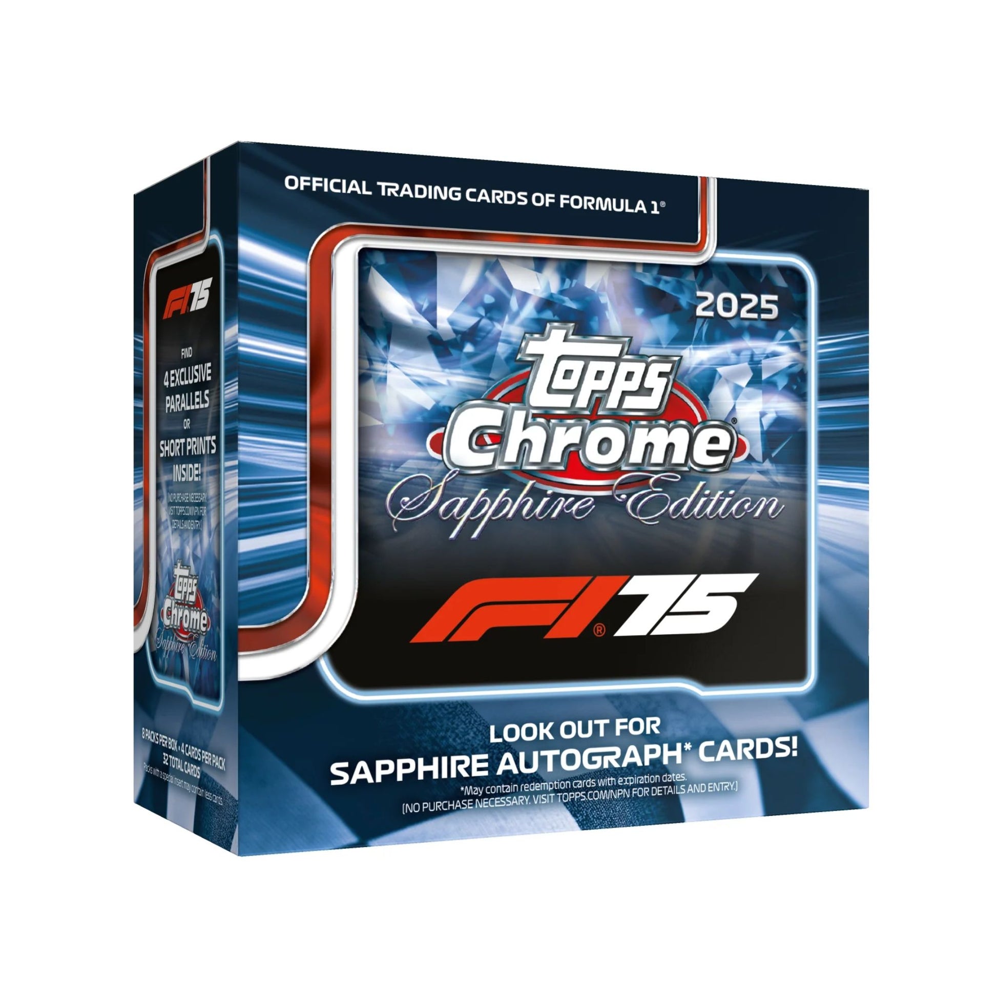 2025 Topps Chrome Formula 1 Racing Sapphire Edition Box - Trading Card Market