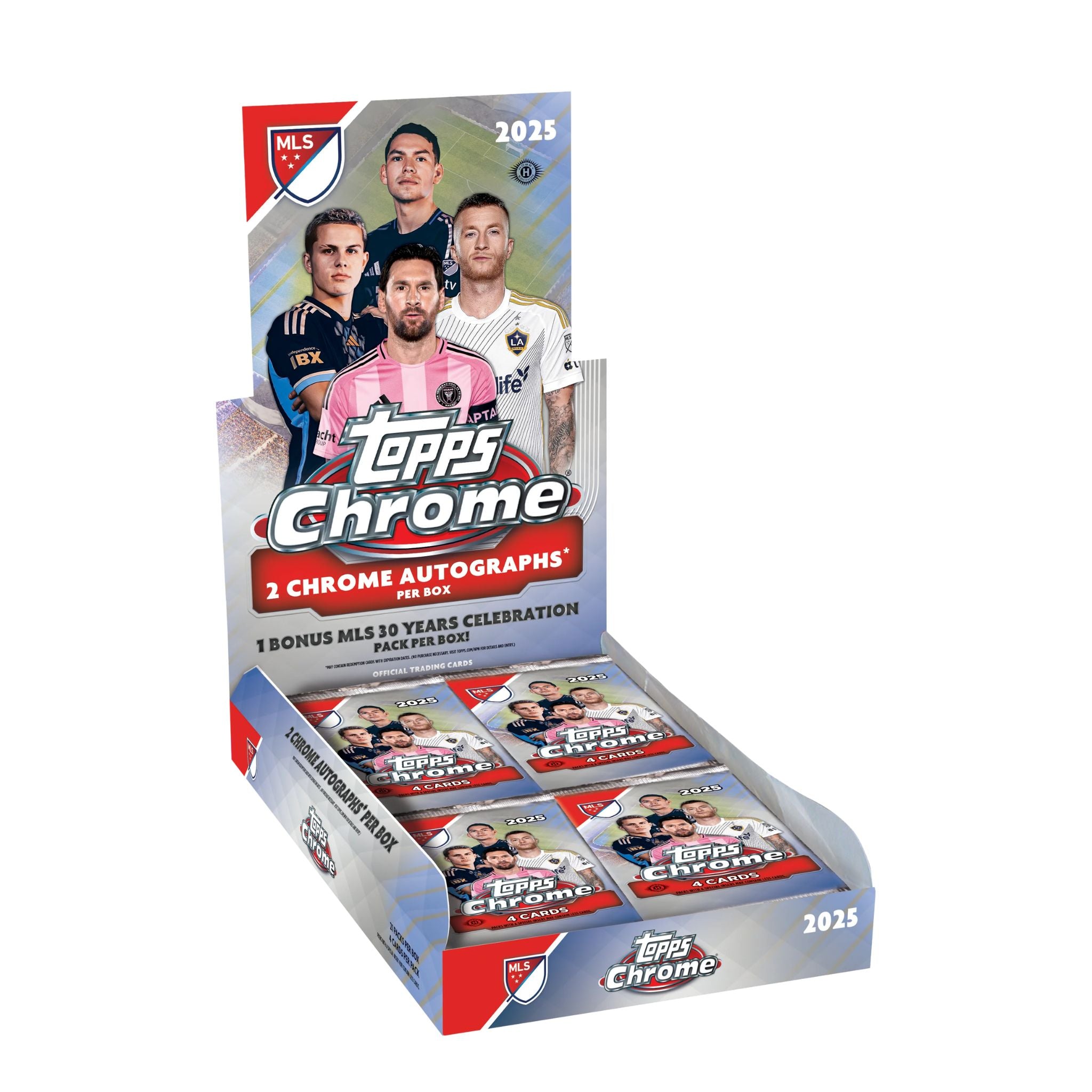 2025 Topps Chrome MLS Soccer Hobby Box – Trading Card Market