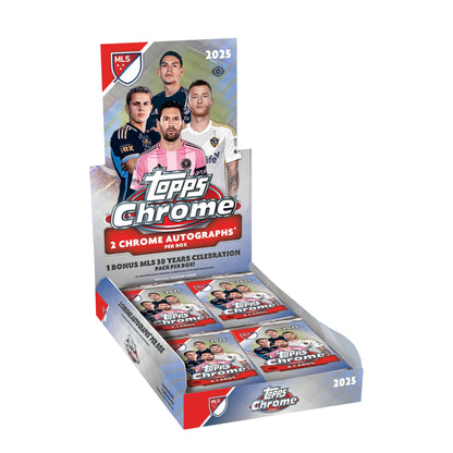 2025 Topps Chrome MLS Soccer Hobby Box - Trading Card Market