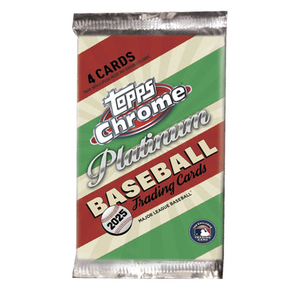 2025 Topps Chrome Platinum Baseball Hobby Pack - Trading Card Market