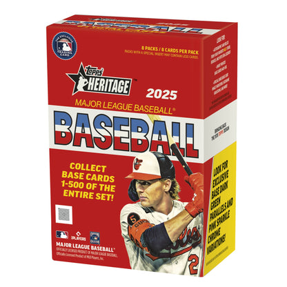 2025 Topps Heritage Baseball Blaster Box - Trading Card Market