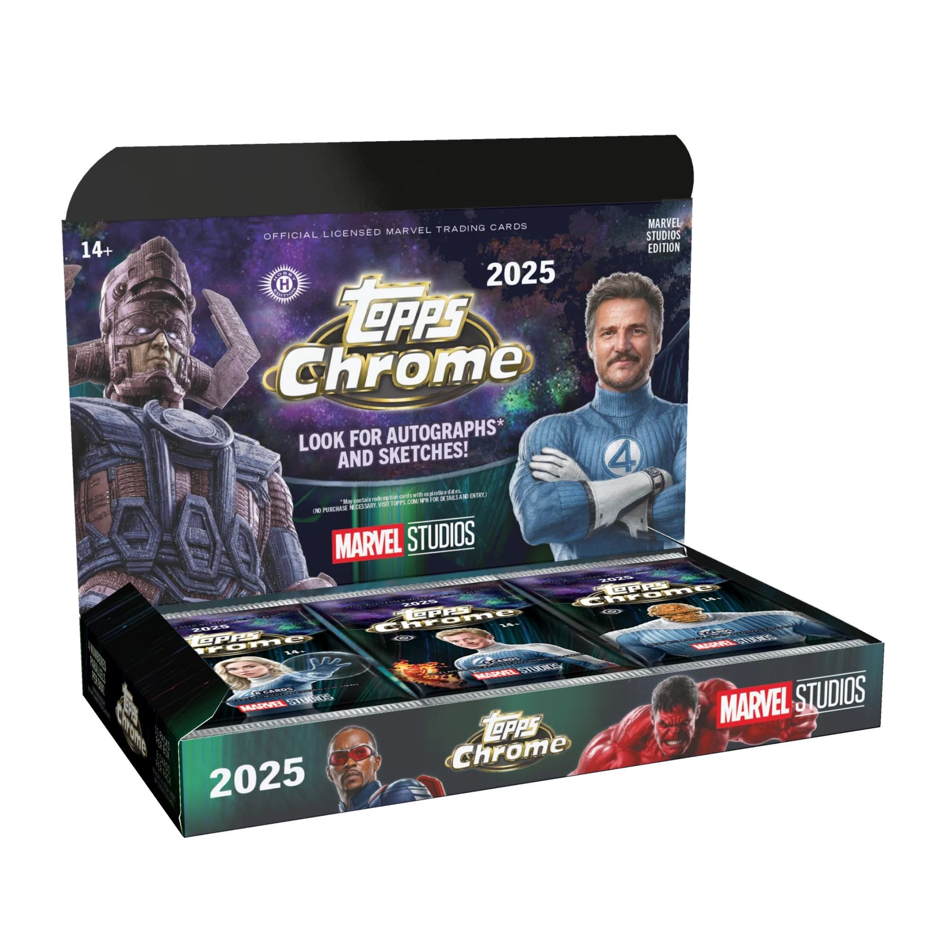 2025 Topps Marvel Studios Chrome Hobby Box (Presell) - Trading Card Market