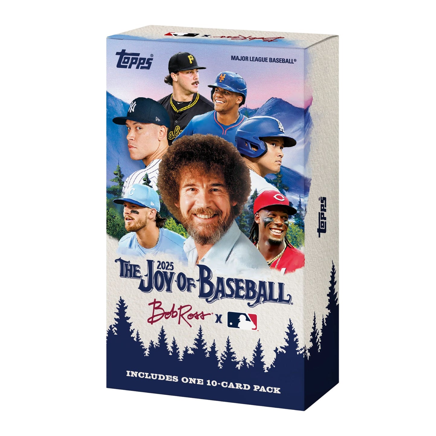 2025 Topps X Bob Ross "The Joy of Baseball" Happy Little Box - Trading Card Market
