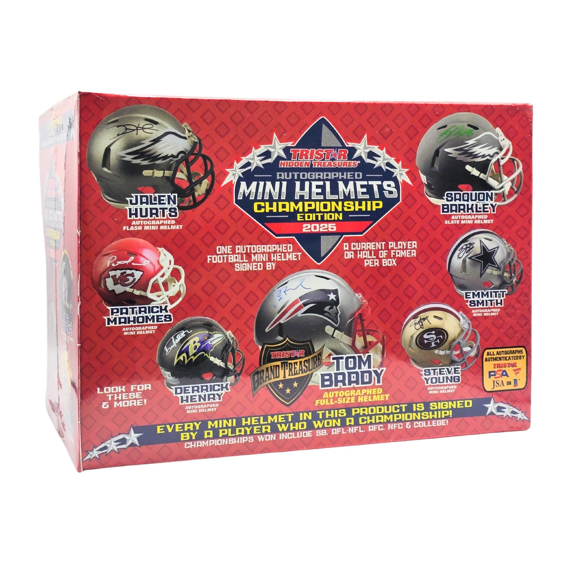 2025 Tristar Hidden Treasures Football Mini Helmet Championship Editio – Trading Card Market