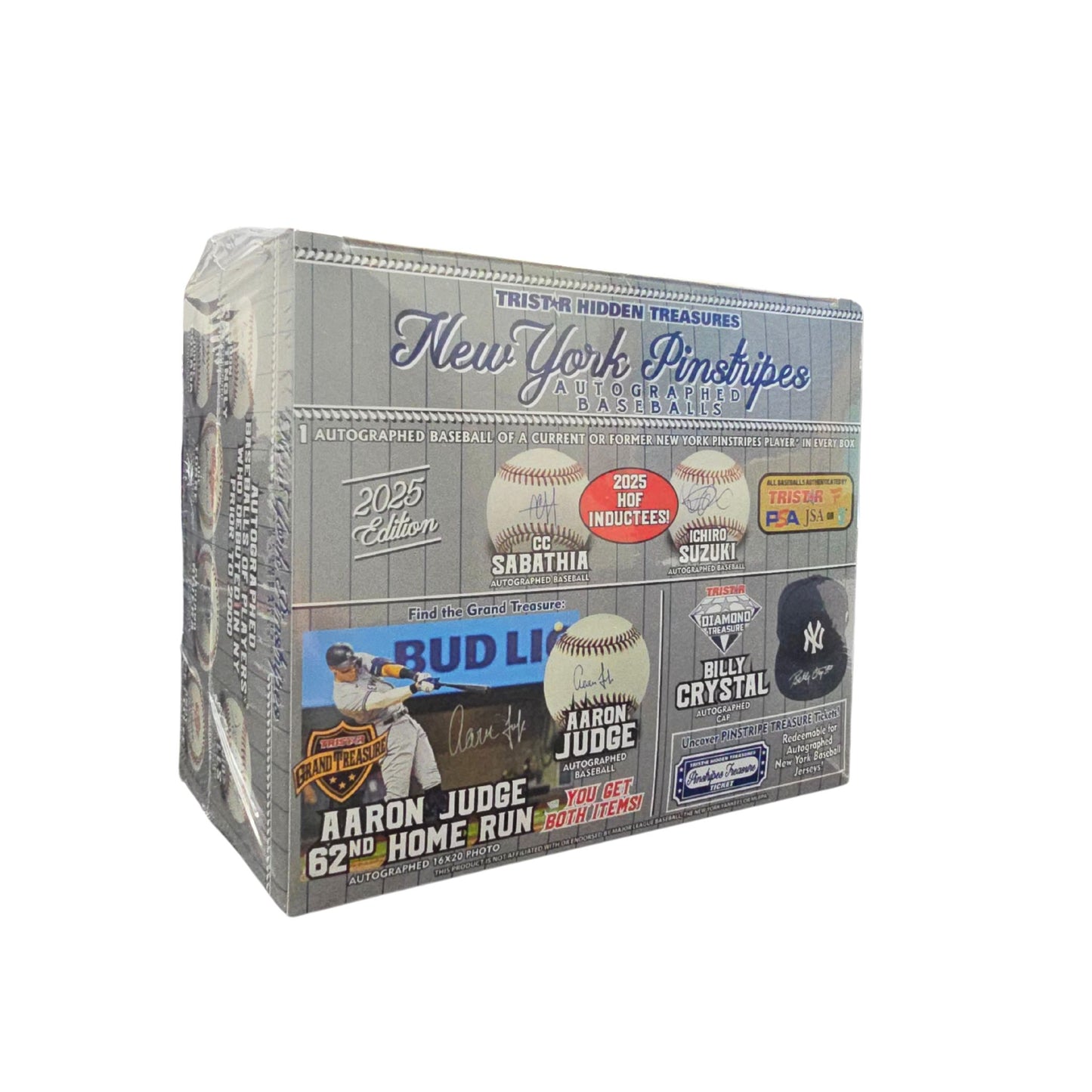 2025 Tristar Hidden Treasures New York Pinstripes Autographed Baseball Box (Back - to - School Sale) - Trading Card Market