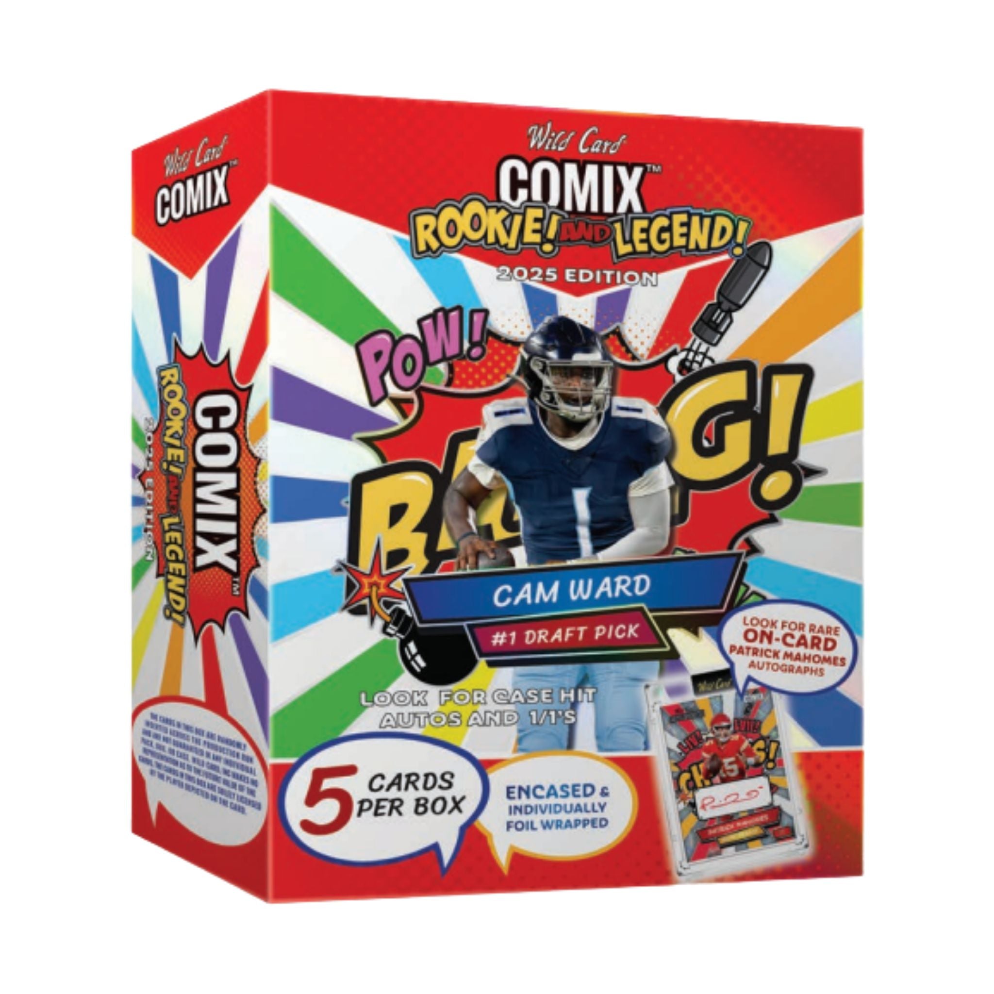 2025 Wild Card Comix Rookie & Legend Football Hobby Box – Trading