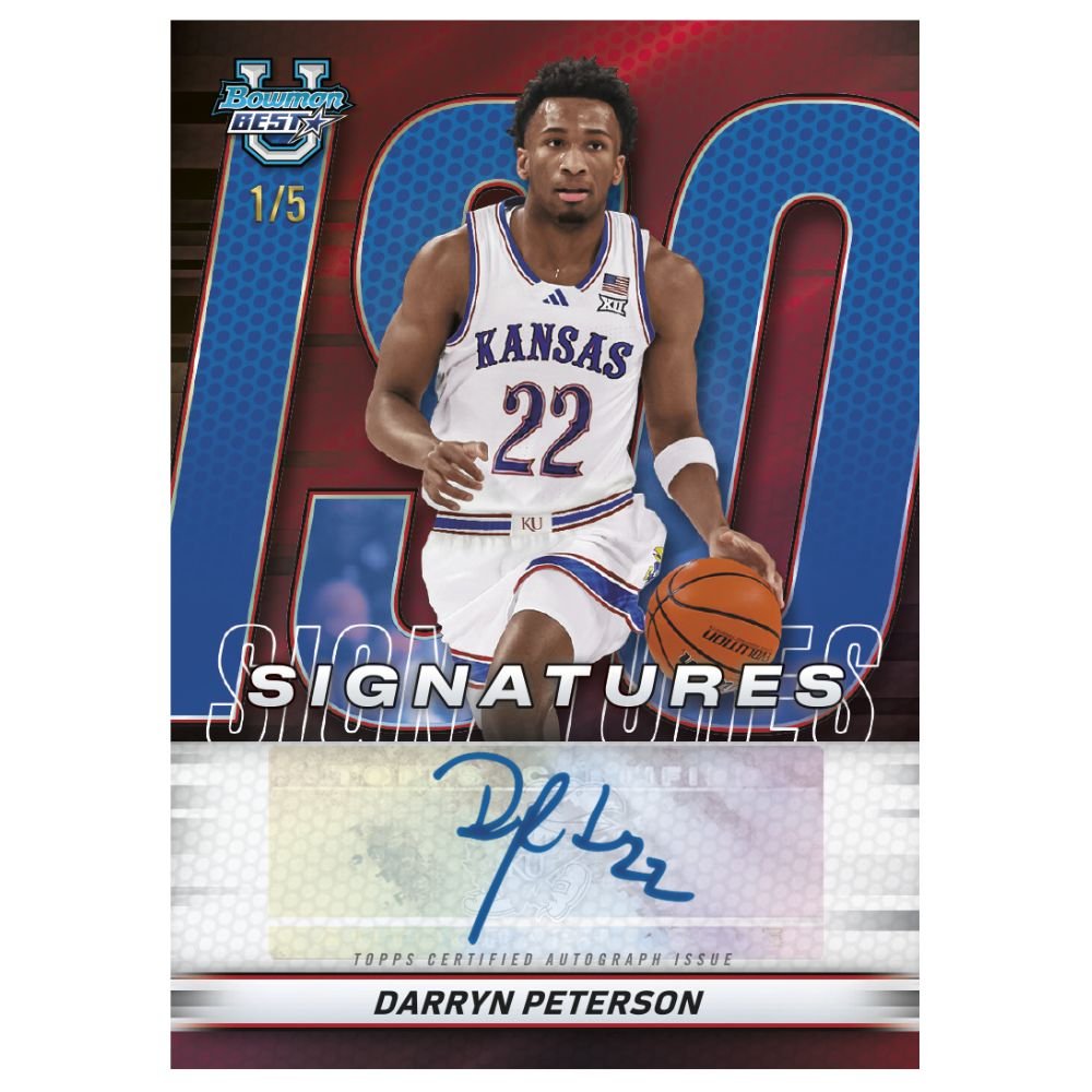 2025/26 Bowman University Best Basketball Hobby Box - Trading Card Market