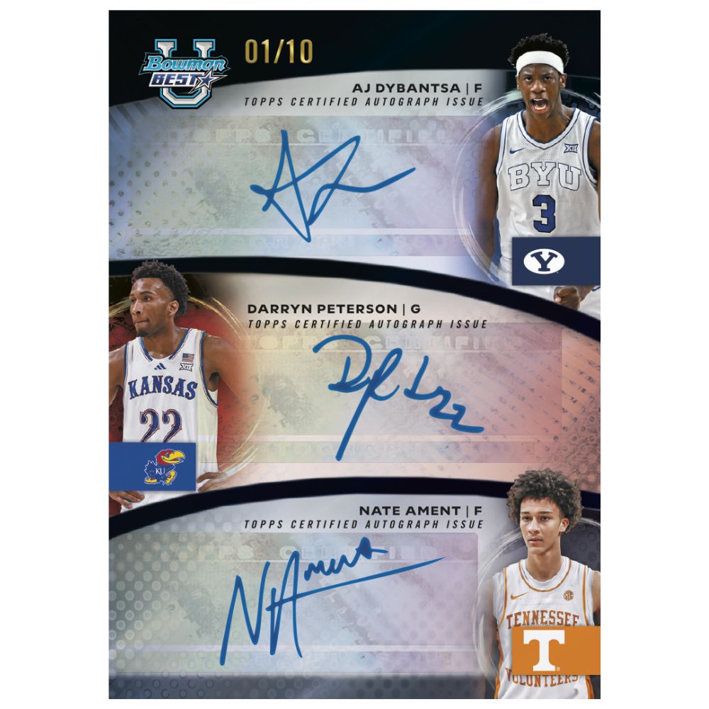 2025/26 Bowman University Best Basketball Hobby Box - Trading Card Market