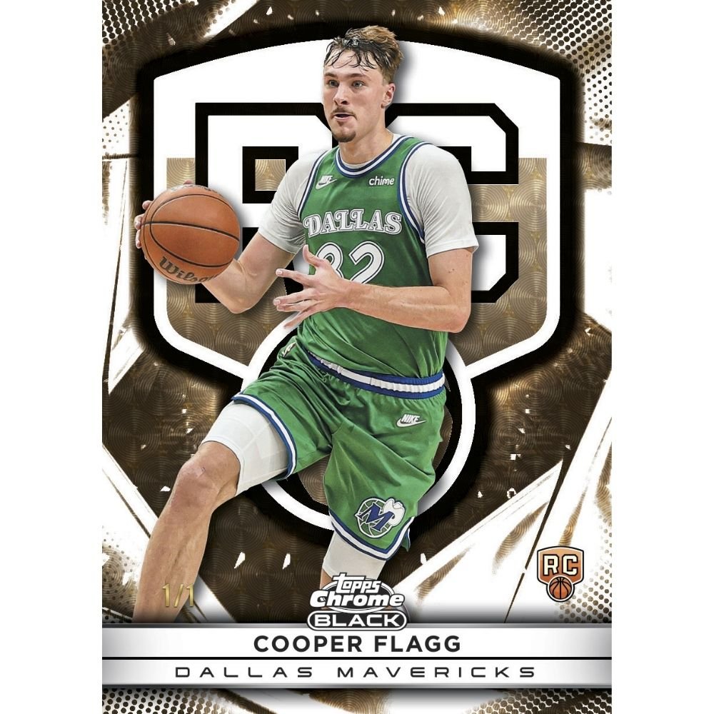 2025/26 Topps Chrome Black Basketball Hobby Box - Trading Card Market