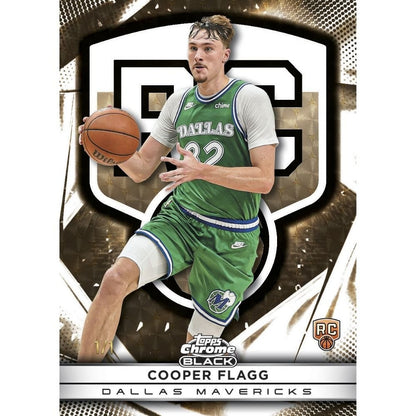2025/26 Topps Chrome Black Basketball Hobby Box - Trading Card Market