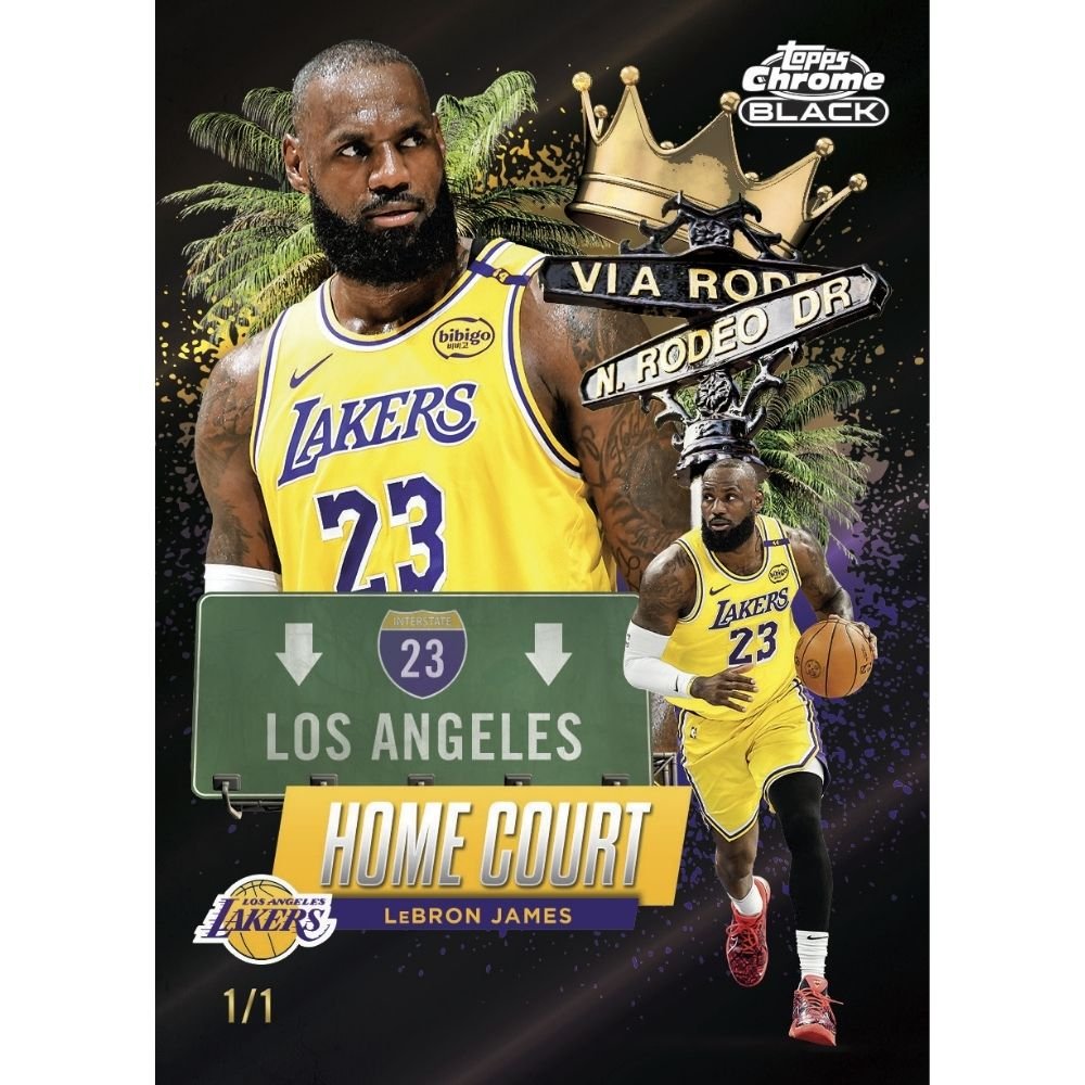 2025/26 Topps Chrome Black Basketball Hobby Box - Trading Card Market