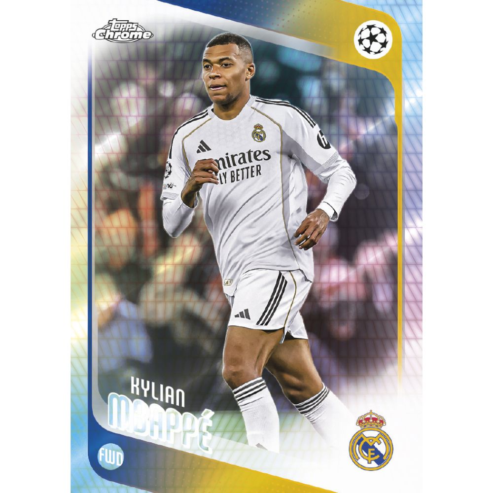 2025/26 Topps Chrome UEFA Club Competitions Soccer Blaster Box - Trading Card Market
