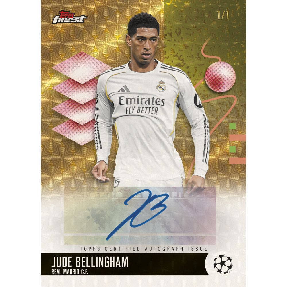 2025/26 Topps Finest UEFA Club Competitions Soccer Hobby Box (Presell) - Trading Card Market