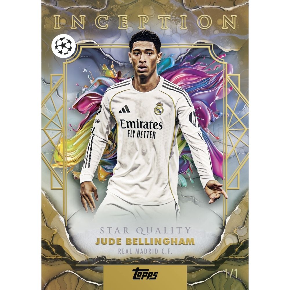 2025/26 Topps Inception UEFA Club Competitions Soccer Hobby Box - Trading Card Market