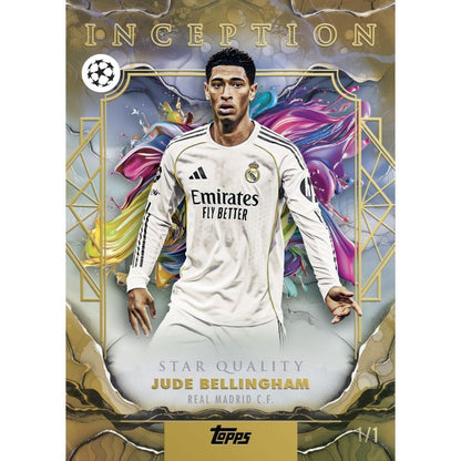2025/26 Topps Inception UEFA Club Competitions Soccer Hobby Box - Trading Card Market