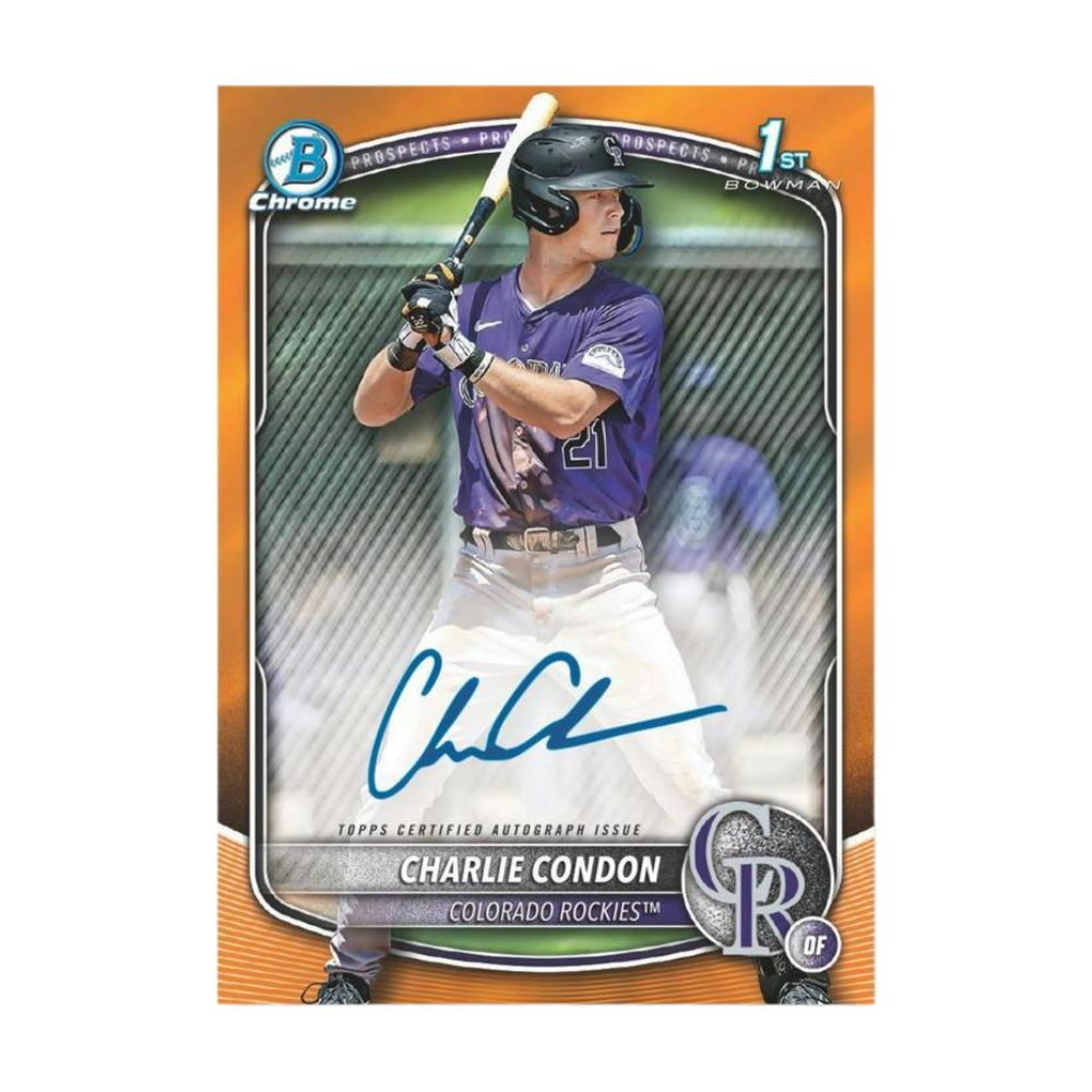 2025 Bowman Baseball Cards - Charlie Condon