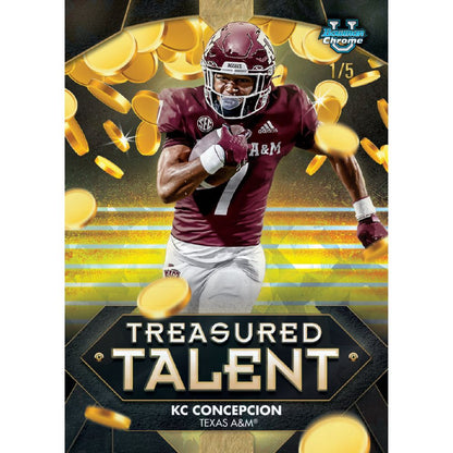 2025 Bowman Chrome University Football Sapphire Edition Box - Trading Card Market