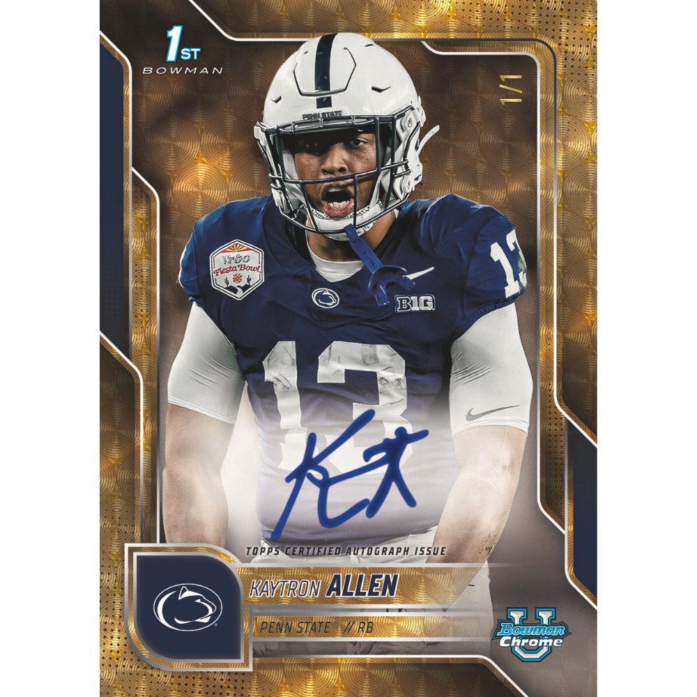 2025 Bowman University Chrome Football Mega Box (Presell) - Trading Card Market