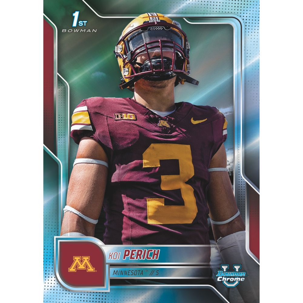 2025 Bowman University Chrome Football Mega Box (Presell) - Trading Card Market