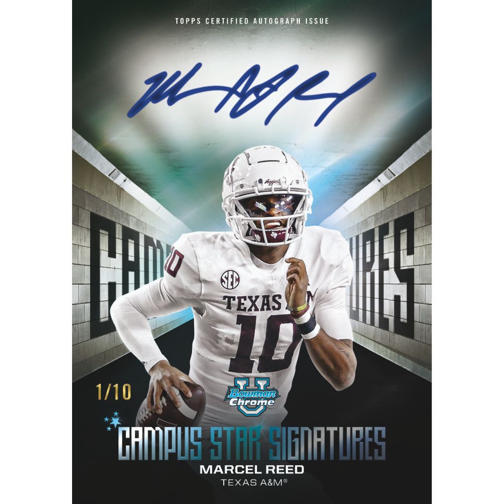 2025 Bowman University Chrome Football Mega Box (Presell) - Trading Card Market