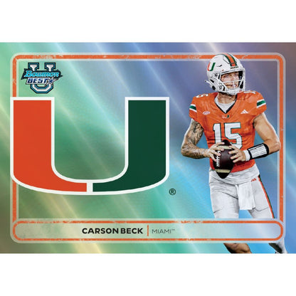 2025 Bowman's Best University Football Hobby Box (Presell) - Trading Card Market