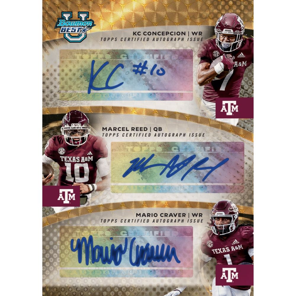 2025 Bowman's Best University Football Hobby Box (Presell) - Trading Card Market