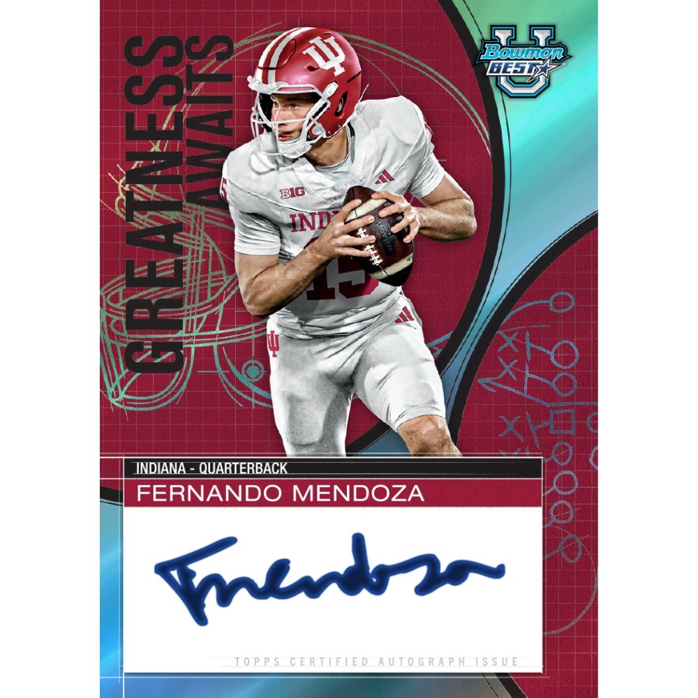 2025 Bowman's Best University Football Hobby Box (Presell) - Trading Card Market
