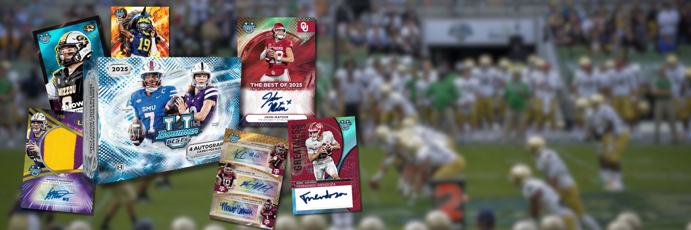 2025 Bowman's Best University Football Hobby Box