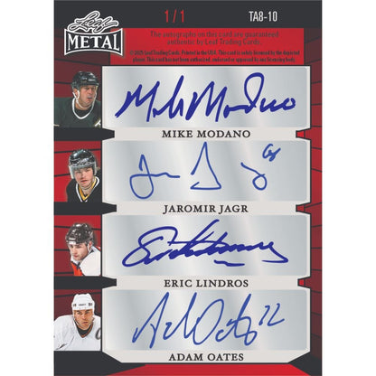 2025 Leaf Metal Legends Hockey Box (Back - to - School Sale) - Trading Card Market