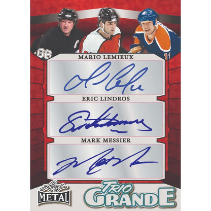 2025 Leaf Metal Legends Hockey Box (Back - to - School Sale) - Trading Card Market
