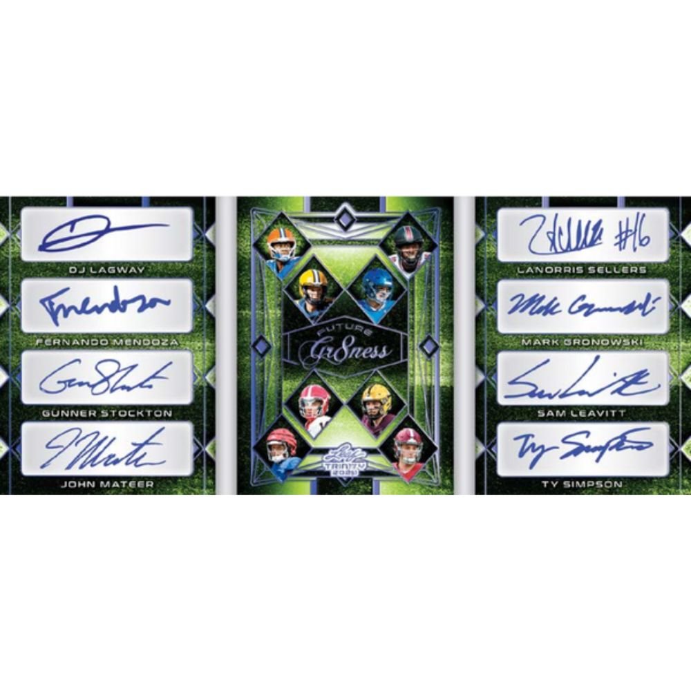 2025 Leaf Trinity Football Hobby Box (Presell) - Trading Card Market