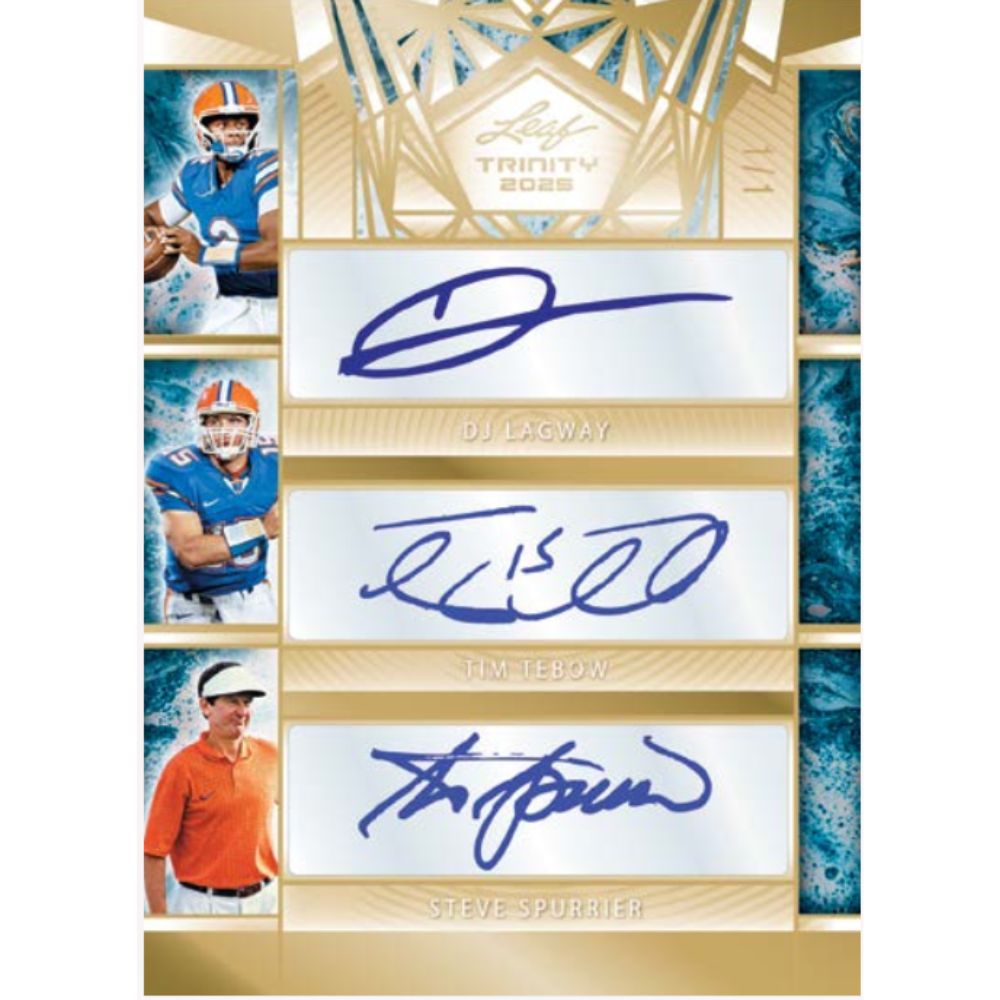2025 Leaf Trinity Football Hobby Box (Presell) - Trading Card Market