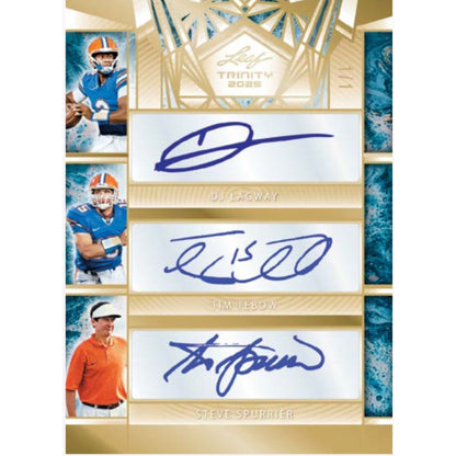 2025 Leaf Trinity Football Hobby Box (Presell) - Trading Card Market