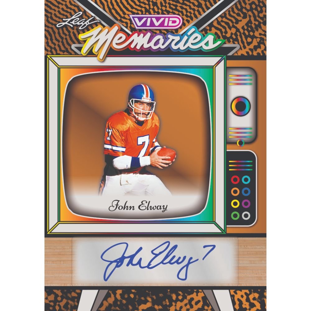2025 Leaf Vivid Football Jumbo Box - Trading Card Market