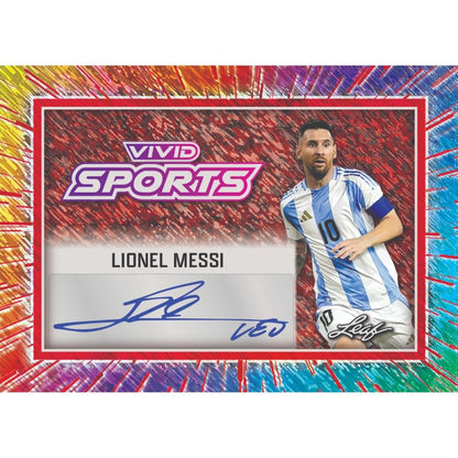 2025 Leaf Vivid Football Jumbo Box - Trading Card Market