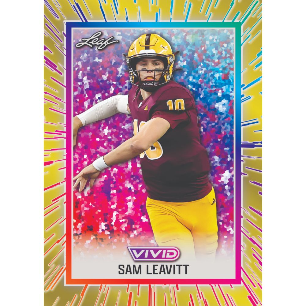 2025 Leaf Vivid Football Jumbo Box - Trading Card Market