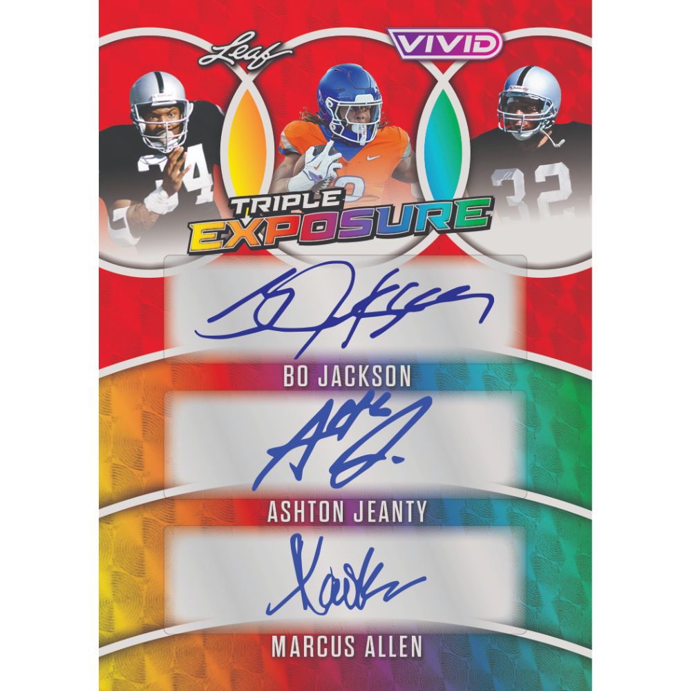 2025 Leaf Vivid Football Jumbo Box - Trading Card Market