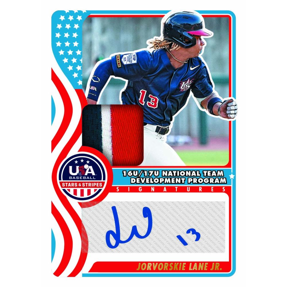 2025 Panini Stars and Stripes USA Baseball Cards -  Jorvorskie Lane