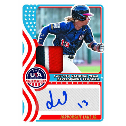2025 Panini Stars and Stripes USA Baseball Cards -  Jorvorskie Lane