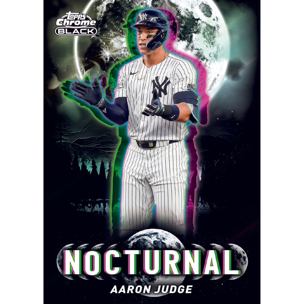 2025 Topps Chrome Black Baseball Cards - Aaron Judge