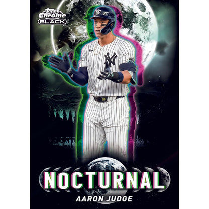 2025 Topps Chrome Black Baseball Cards - Aaron Judge