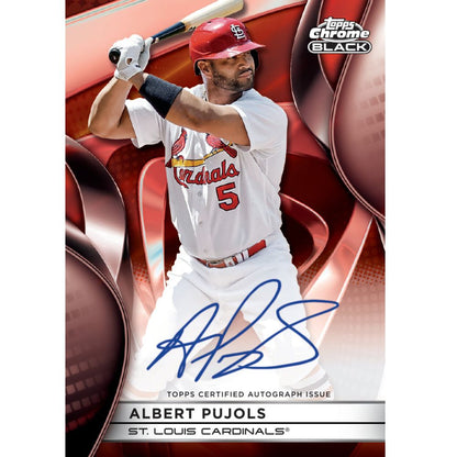 2025 Topps Chrome Black Baseball Hobby Box