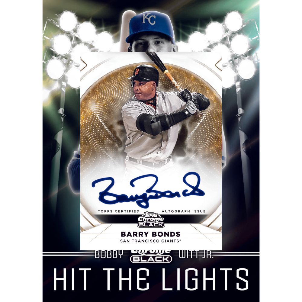 2025 Topps Chrome Black Baseball Cards - Bobby Witt Jr