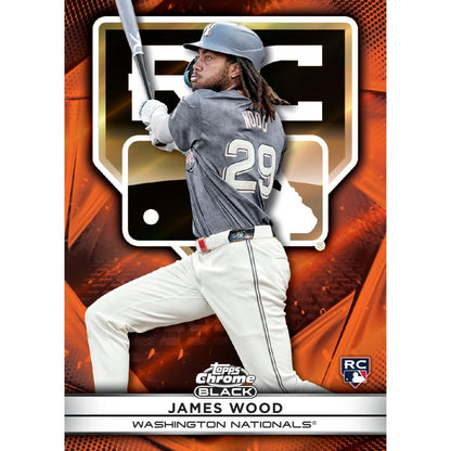 2025 Topps Chrome Black Baseball Cards - James Wood