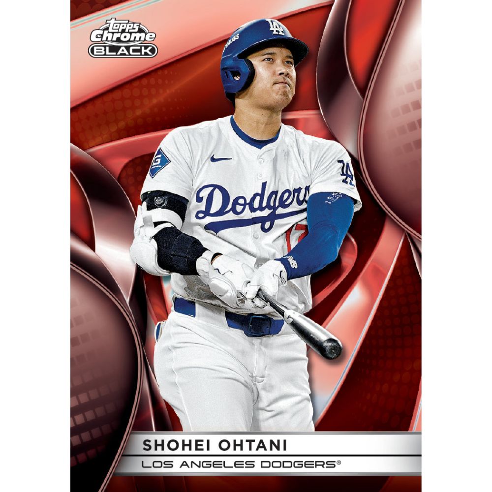 2025 Topps Chrome Black Baseball Cards - Shohei Ohtani