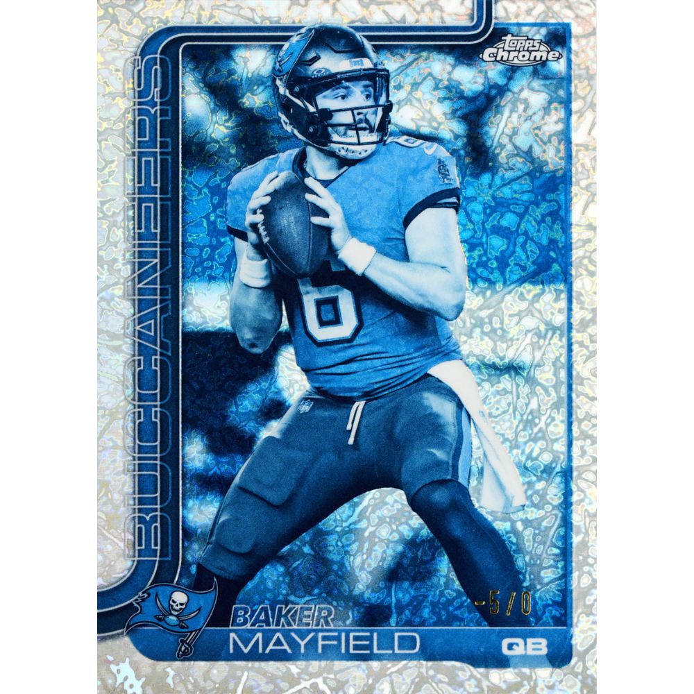 2025 Topps Chrome Football Hobby Pack - Trading Card Market