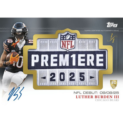 2025 Topps Chrome Football Hobby Pack - Trading Card Market
