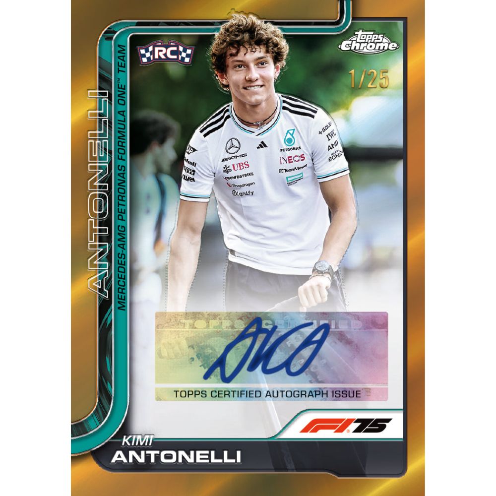 2025 Topps Chrome Formula 1 Hobby Box (Presell) - Trading Card Market